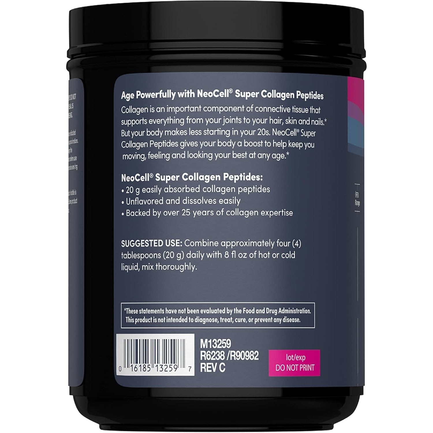 Neocell Super Collagen Peptides Powder | 30 Servings | Unflavored | Types I & III | Grass Fed Bovine Supplement | Hair, Skin, & Nails | for Women and Men