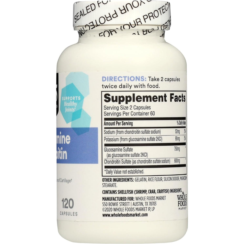 365 by Whole Foods Market, Glucosamine Chondroitin, 120 Capsules