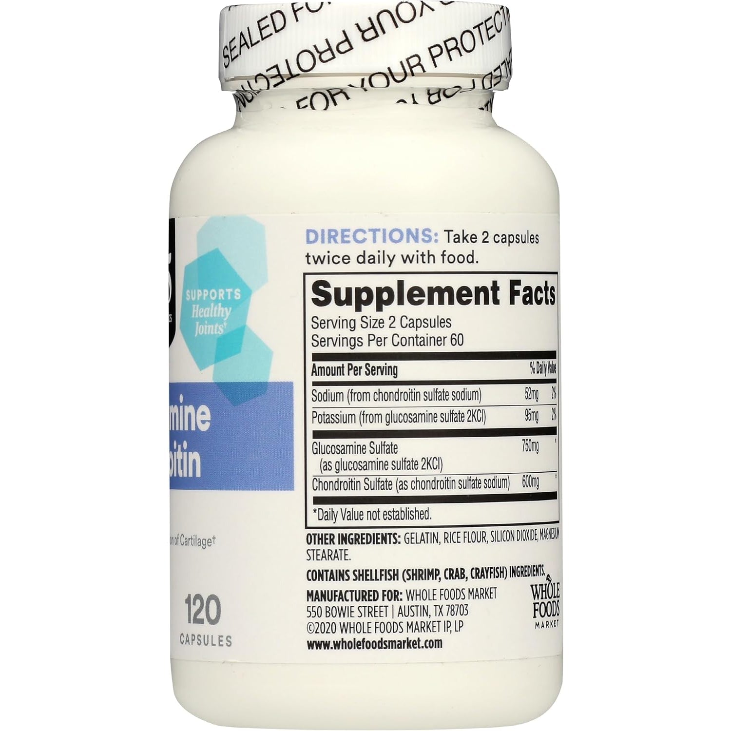 365 by Whole Foods Market, Glucosamine Chondroitin, 120 Capsules