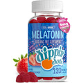Dippin Dots - Melatonin Gummies for Kids & Adults (60 Days Supply) Strawberry Sunset Creme Flavor | 2.5Mg per Kids Melatonin Supplement for Faster, Longer Sleep | Gummies for Children (120 Count)