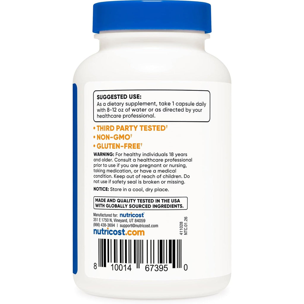 Nutricost Passion Flower Extract 120 Capsules for 120 Servings per Bottle - Gluten Free, Non-Gmo, and Vegetarian Friendly