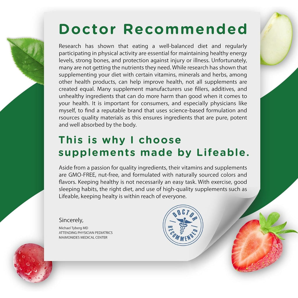 Lifeable Moringa Gummies for Adults | 400 Mg Moringa Extract | Great Tasting Moringa Supplement | Antioxidant Superfood for Men Women | 60 Gummies