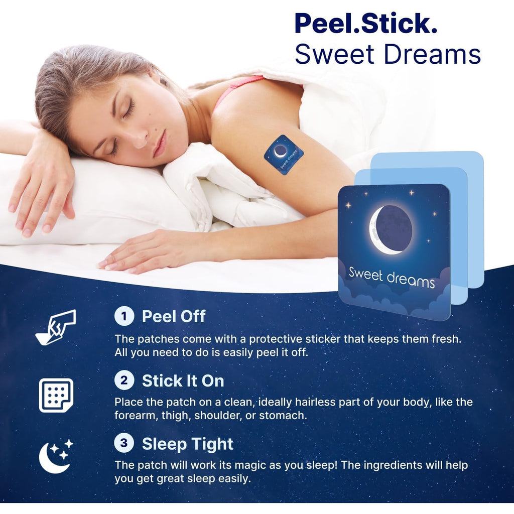 Wellamoon Original Sleep Patches for Adults Extra Strength | Easy-To-Apply Sleep Patch with Melatonin & Valerian | Relax & Wake up Refreshed | Long-Lasting Night Comfort for Men & Women | 28 Patches