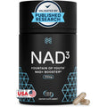HPN NAD3 Clinical NAD+ Booster, Cellular Health & Natural Energy - NAD Supplement for Healthy Aging, Metabolic Support, NRF2 & Longevity, Nicotinamide Riboside & NMN Alternative, 120Ct, 60-Day Supply