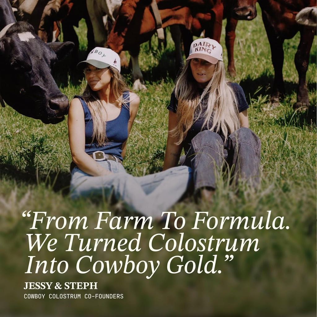 Cowboy - the Exclusive 1St Milking, Whole, Grass Fed Colostrum Supplement for Full Body Health - Bovine Colostrum Powder Packed W/Bioactive Nutrients (10 Travel Packs - Vanilla)
