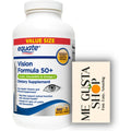 Equate Vision Formula 50+ Softgel Dietary Supplement, 300 Count + Me Gusta Sticker