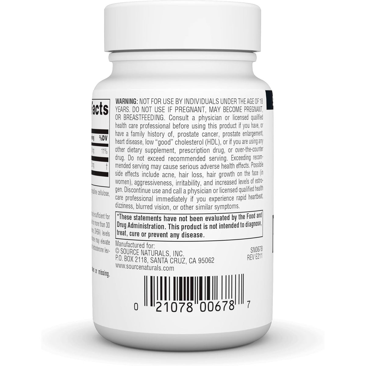 Source Naturals Pregnenolone 25Mg - 120 Tablets