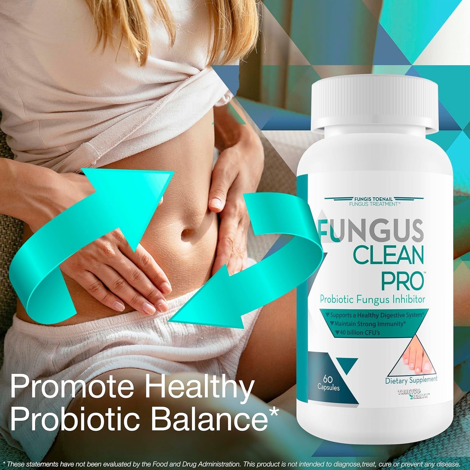 Fungus Clean Pro - Probiotic Fungus Inhibitor - Fight off Fungus from the inside Out with This Powerful Fungus Defense Probiotic Protect Your Body from Fungus