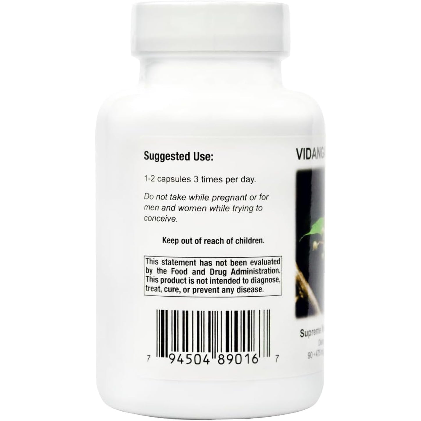 Supreme Nutrition Vidanga Supreme, 90 Pure Vidanga Vegetarian Capsules