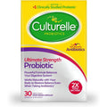 Culturelle Ultimate Strength Probiotic for Men and Women, Most Clinically Studied Probiotic Strain, 20 Billion Cfus, Supports Occasional Diarrhea, Gas & Bloating, Non-Gmo, 30 Count