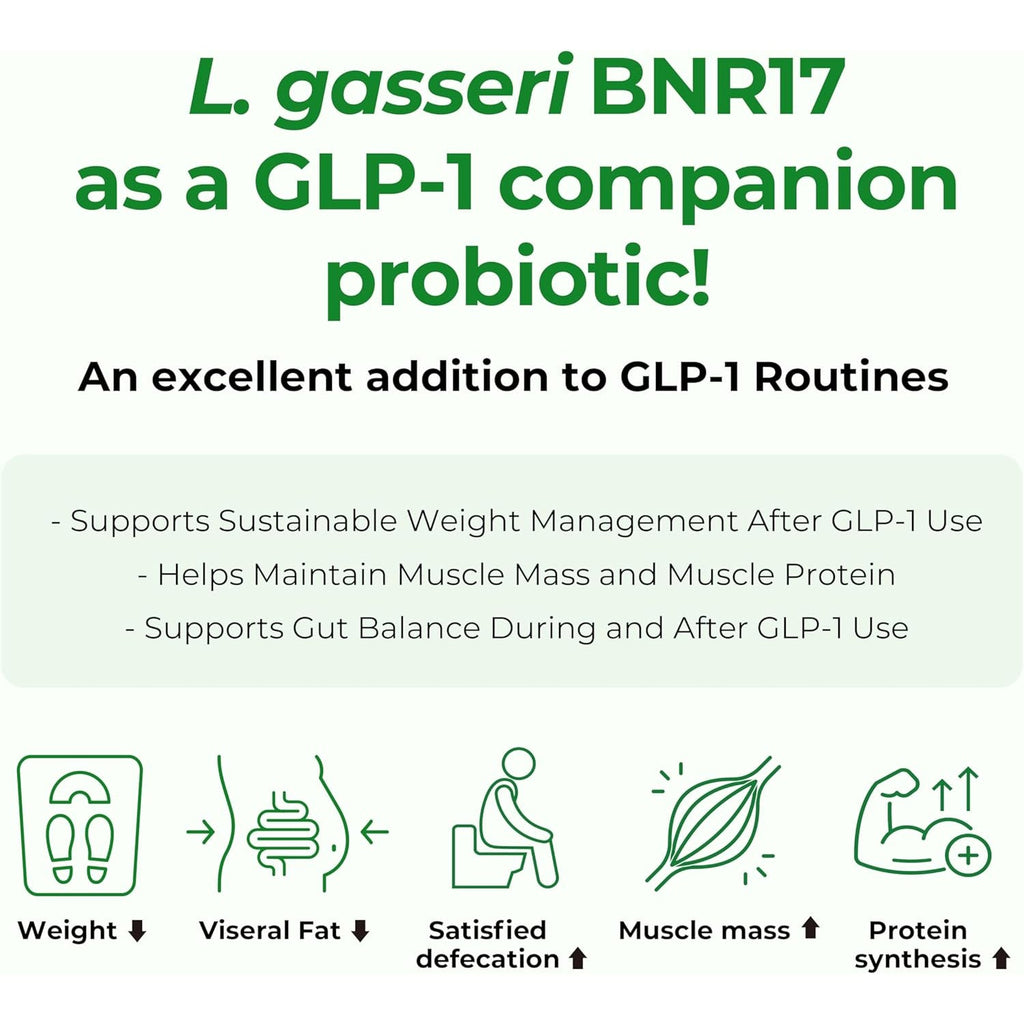 Bnrthin S30, Lactobacillus Gasseri BNR17, 10 Billion CFU Guaranteed, 30Capsules