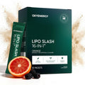 Oxyenergy LIPO Slash 16-In-1 Natural Weight Loss Supplement for Women and Men, Supports Gut Health, GLP-1 Activate & Weight Management, Vegan, Gluten-Free, Non-Gmo, 30 Packets, Orange Flavor
