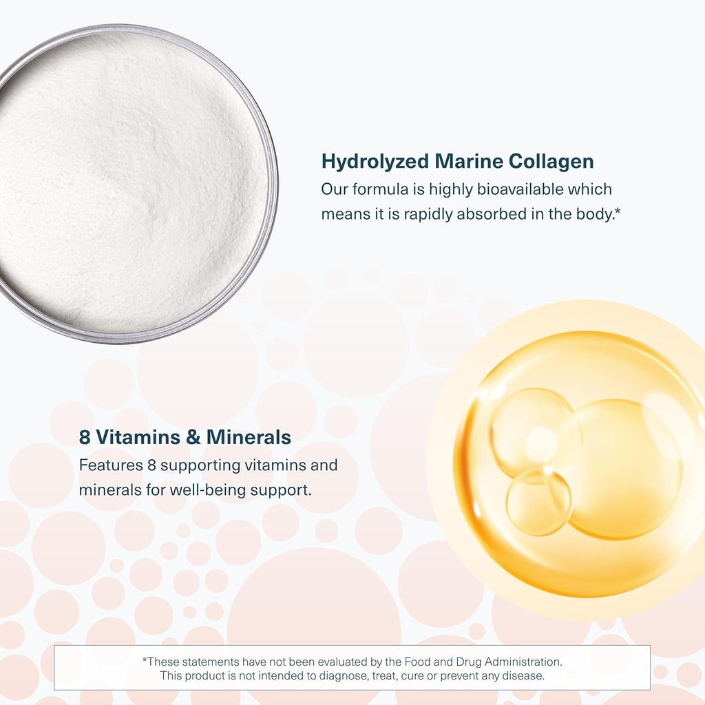 Youtheory Marine Collagen Tablets - 2,500 Mg Fish-Sourced Collagen Peptides- with Vitamins A, C, E, B6 & B12 - Supports Joint & Nail Health* - Highly Absorbable - 290 Tablets (58-Day Supply)