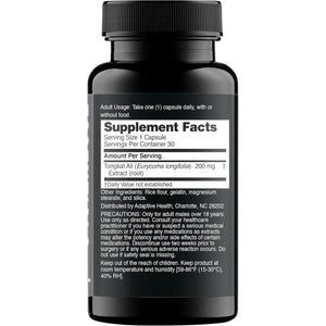 Nugenix Essentials Tongkat Ali for Men, Support for Men'S Health, Longjack Eurycoma Longifolia Extract, 30Ct