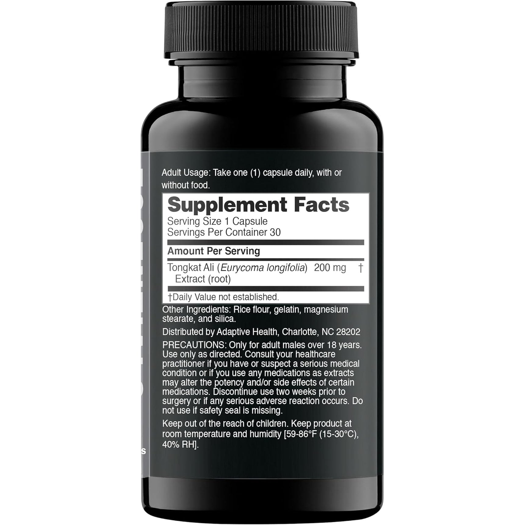 Nugenix Essentials Tongkat Ali for Men, Support for Men'S Health, Longjack Eurycoma Longifolia Extract, 30Ct