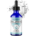 FWS Liquid Melatonin Drops for Adults and Kids - 99% Pure Bioactive Melatonin - Organic, Non-Gmo, Vegan - Minimal Ingredients - Easy Adjustable Dosing - Helps to Promote Restful Sleep - 2Oz