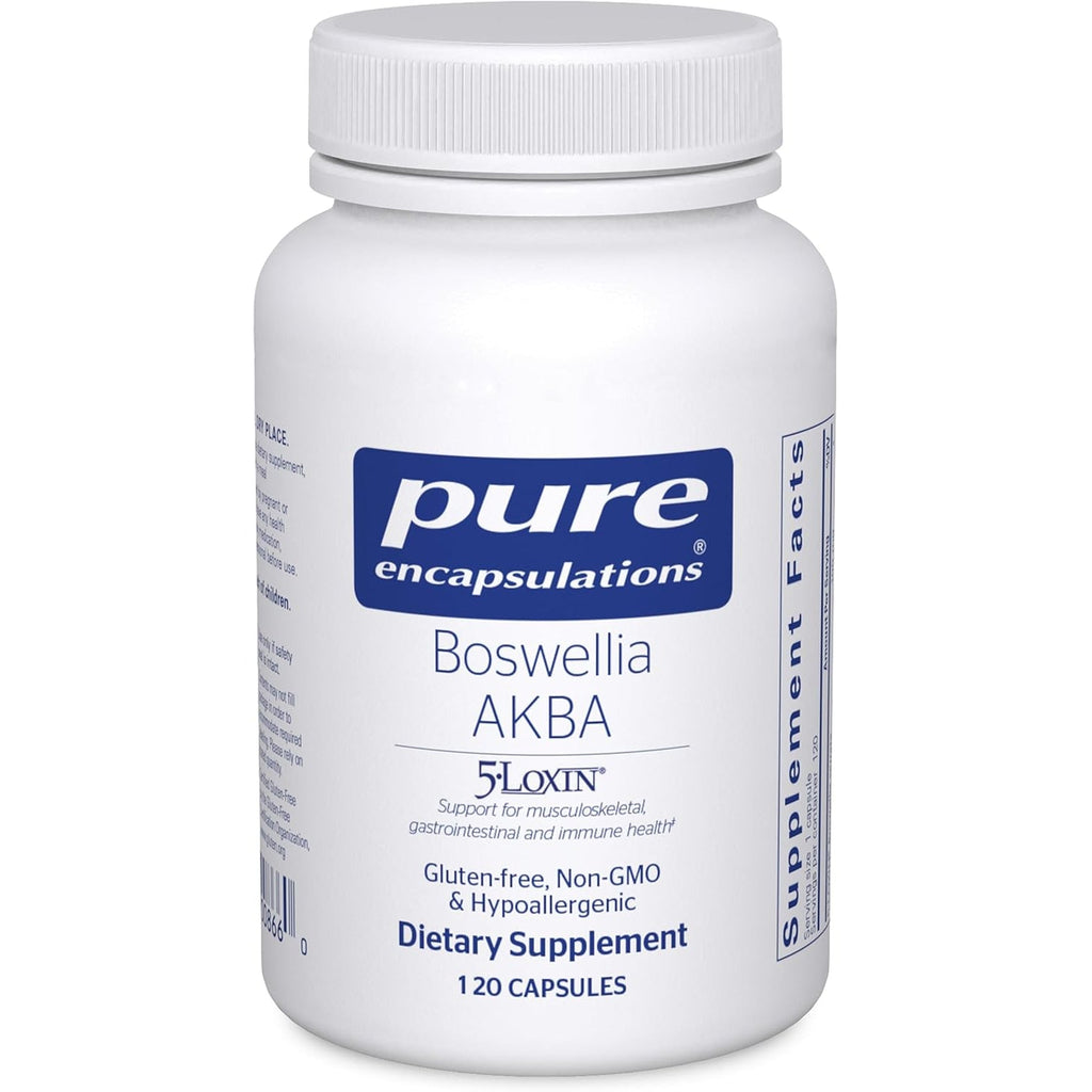 Pure Encapsulations Boswellia AKBA - Supports Joint Health, Colon, Immune System, Gastrointestinal Tract & Cell Health* - with 5-LOXIN Boswellia Extract - Vegan & Non-Gmo - 120 Capsules