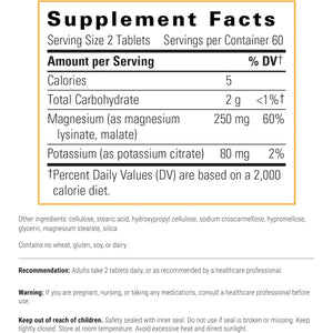 Integrative Therapeutics Krebs Magnesium Potassium Complex - Mineral Supplement to Support Heart Function* - Cellular Energy Support* - Gluten-Free & Dairy-Free - 120 Tablets (60 Servings)
