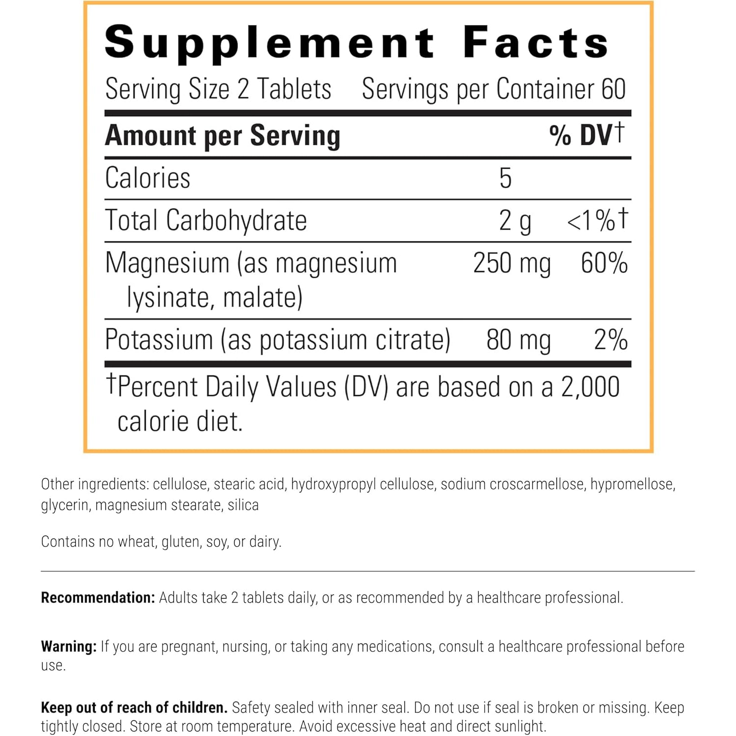 Integrative Therapeutics Krebs Magnesium Potassium Complex - Mineral Supplement to Support Heart Function* - Cellular Energy Support* - Gluten-Free & Dairy-Free - 120 Tablets (60 Servings)