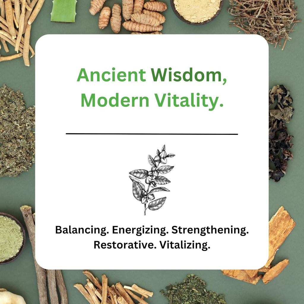 Paradise Herbs, Imperial Adaptogens, with Ashwagandha, Astragalus, Rhodiola, Proprietary Adaptogen Blend for Stress Support, Focus & Energy, 60 Vegetarian Capsules