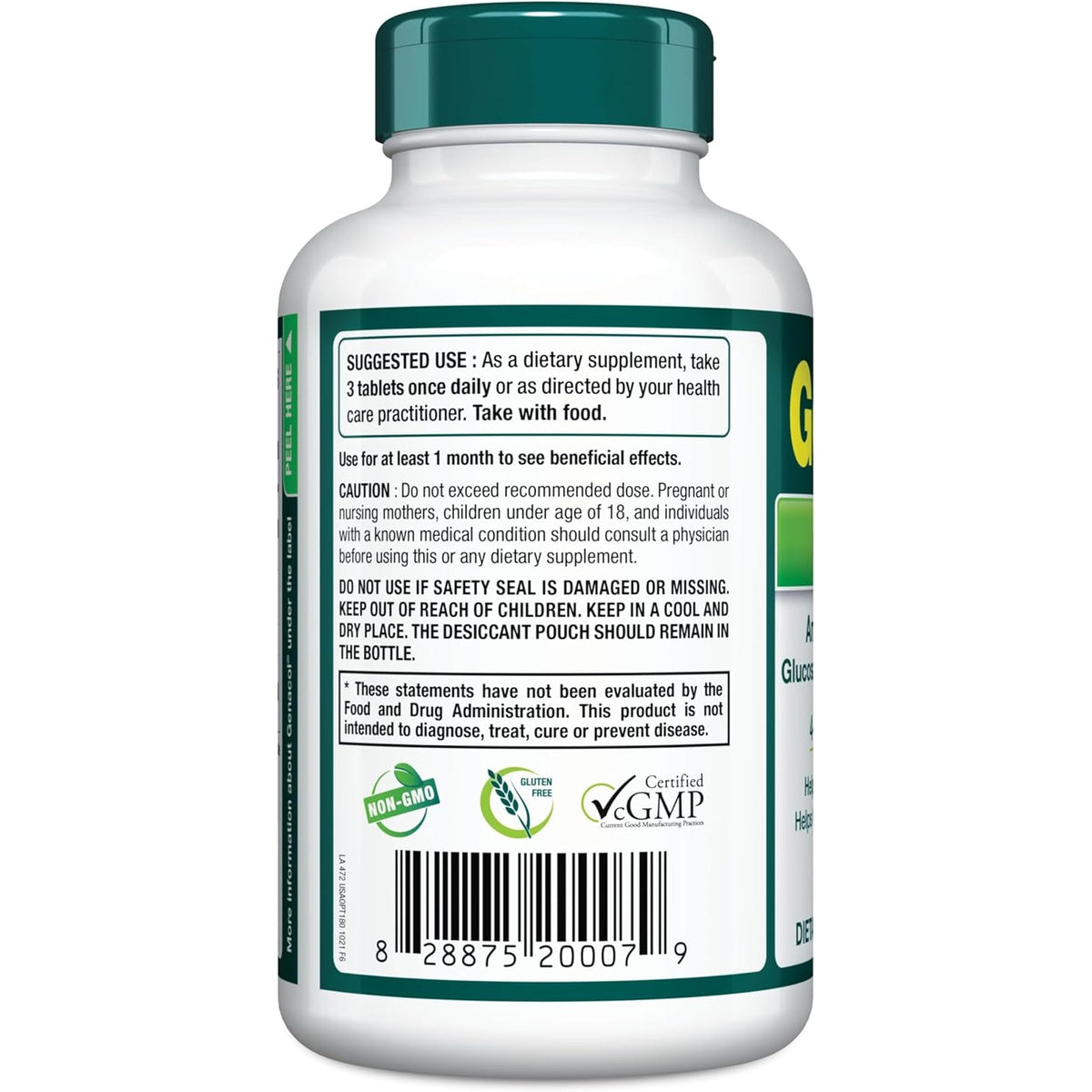 Genacol Optimum – Glucosamine, Chondroitin, MSM & Ultra-Hydrolyzed Collagen Joint Supplement, Complete Formula for Joints and Cartilage, 180 Tablets (60-Day Supply)