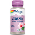 SOLARAY Hibiscus Flower Extract Sabdariffa Supplement - 250 Mg, Healthy Cardiovascular Function Support for Men and Women, Non-Gmo, Vegan Capsules - 60 Count Vegcaps
