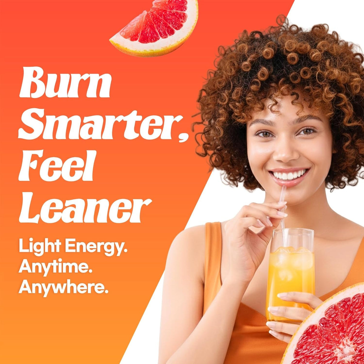 Dr.Blet All Day Burning Tea - Weight Management Support for Women, Garcinia Cambogia Extract, Korean Slimming Supplement, Grapefruit Flavored, Powder Drink Mix - 20 Pouches
