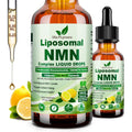 NMN Supplement Liquid Drops, Ultimate 12-In-1 NMN Beta 1000Mg W. Quercetin TMG Resveratrol Coq10 Astaxanthin for anti Aging Energy & Immune, NMNH Alternative Liposomal High Absorption for Women Men