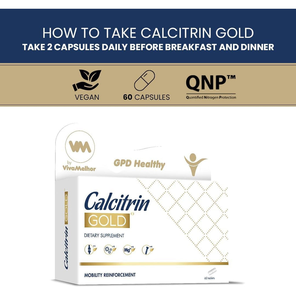 Soy Sano Calcitrin Gold Dietary Supplement, Mobility Reinforcement, 60 Tablets