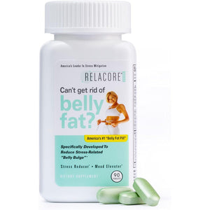Relacore Extra Maximum Strength - Cortisol Supplements for Women - Reduce Cortisol Related Belly Fat - Stress Relief Supplement - Calm Mind - Improved Mood - 90 Count