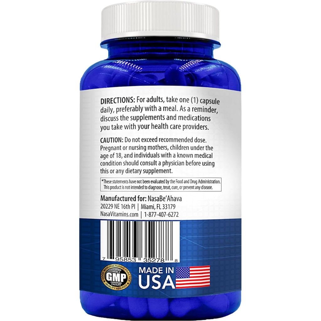 Extra Strength Sam-E Supplement | Same S-Adenosyl-L-Methionine 1000Mg per Serving for Bone and Mood Support Supplement | Made in the USA Non-Gmo and Gluten Free (45 Day Supply) (Single)