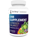 Dr. Berg DIM Supplement Estrogen Balance - Original Estrogen Supplement for Women with Diindolylmethane for Menstrual Symptoms & Menopause Relief & Black Pepper for Enhanced Absorption - 60 Capsules
