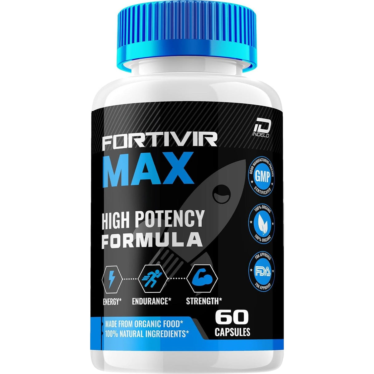 Fortivir Max Capsule – Fortivir Max All Natural Supplement Advanced Formula Overall Health Support and Reviews (1 Pack - 60 Capsules)