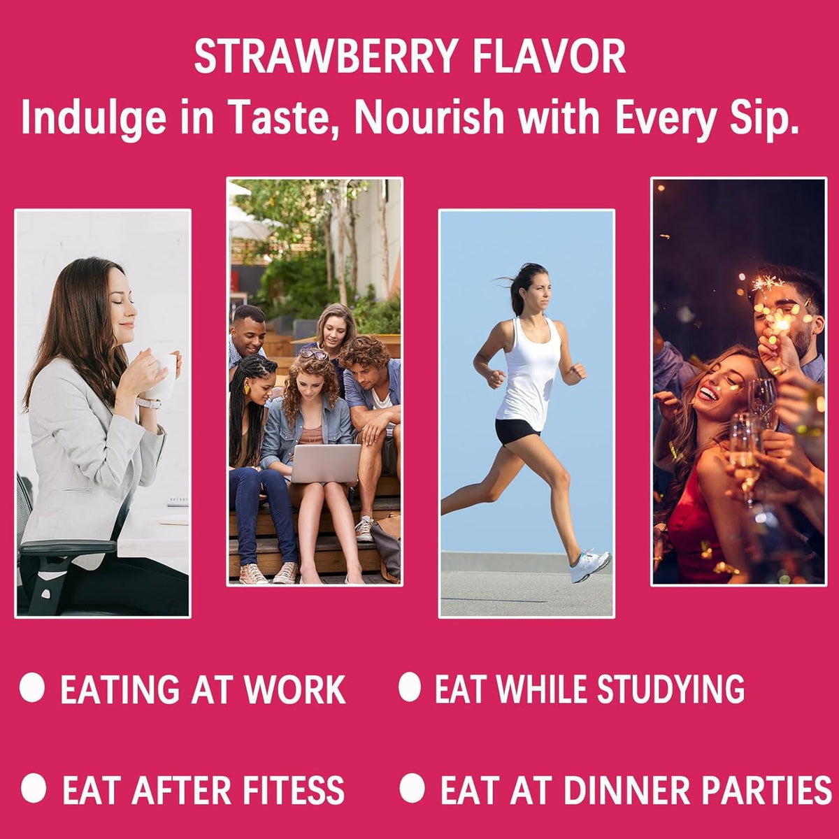 Cutting Drink Mix – Berberine, Chromium, 5-HTP, Yerba Mate & Magnesium | Strawberry Açaí Flavor – 30 Servings
