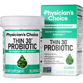 Physician'S CHOICE Probiotics for Weight Management & Bloating - 6 Probiotic Strains - Prebiotics - Key Ingredient Cayenne - Supports Gut Health - Weight Management for Women & Men - Green Tea - 30 CT