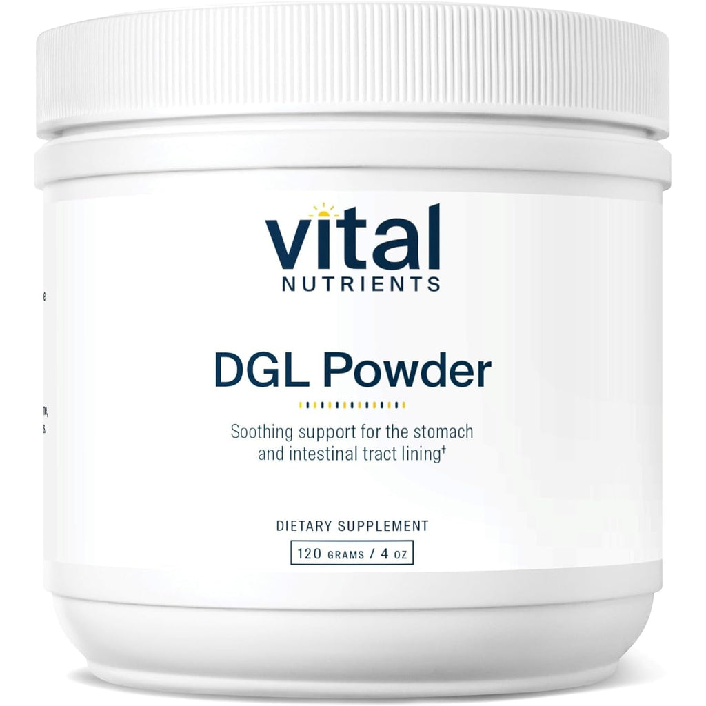 Vital Nutrients DGL Powder - Vegan DGL Licorice Root Extract to Support Healthy Stomach Lining and Digestive Tract* - Gluten, Dairy, Soy Free - Non-Gmo - 120G