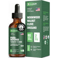 Wormwood Black Walnut Clove Tincture | 3Rd Party Tested Digestive Support Drops | Sweet Wormwood, Green Walnut Hull & Clove Extract Liquid for Gut Wellness | 2 Oz, 60 Servings