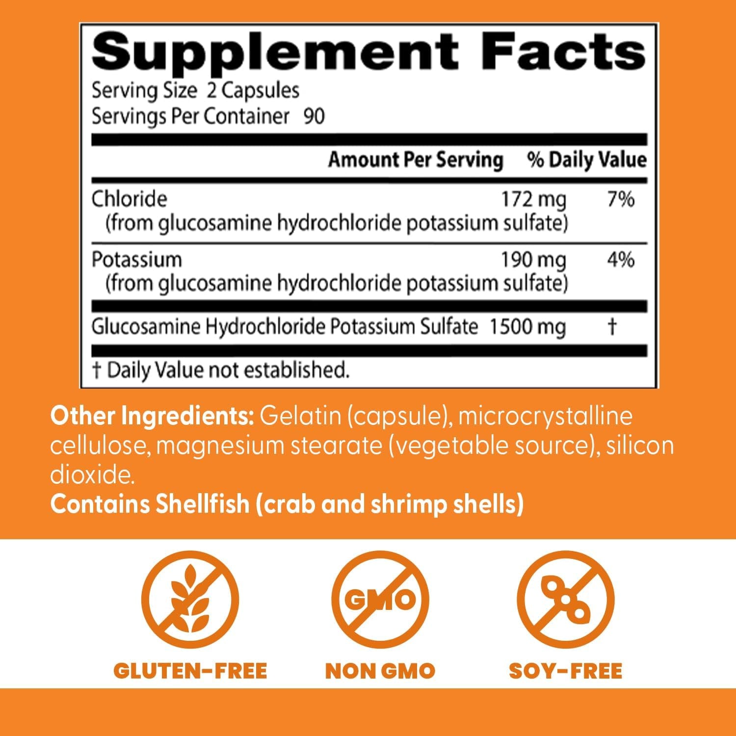 Doctor'S Best Glucosamine Supplement for Men & Women - Glucosamine 1500Mg per 2 Capsules, Joint Health Support for Adults, Gluten Free, Non GMO, Soy Free - 180 Caps