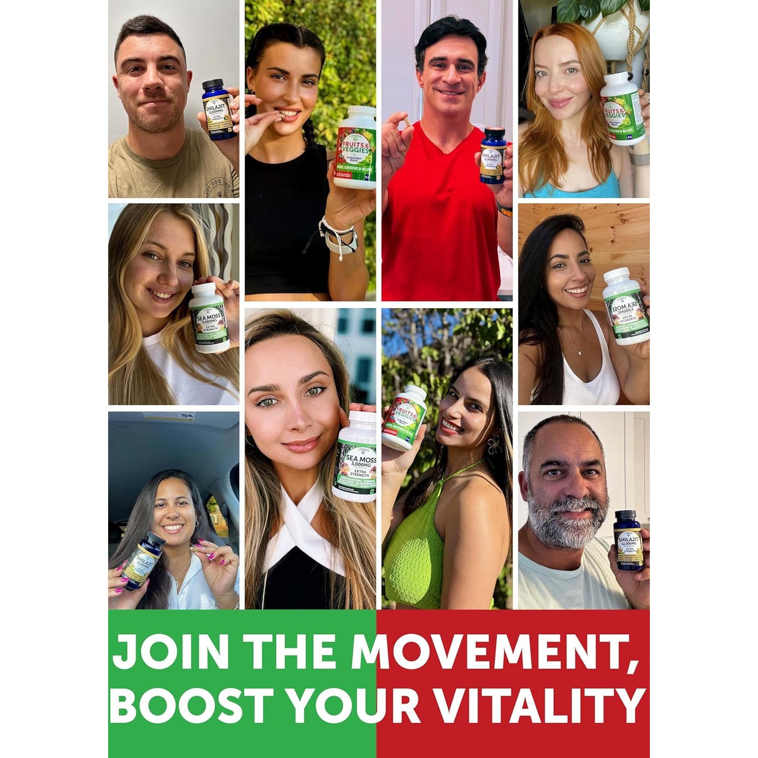 Lunakai USA Made Superfood Fruits & Veggies Supplement - All-In-One with 4 Blends & Scented Capsules, 180Ct Super Veggie Capsules for Adults