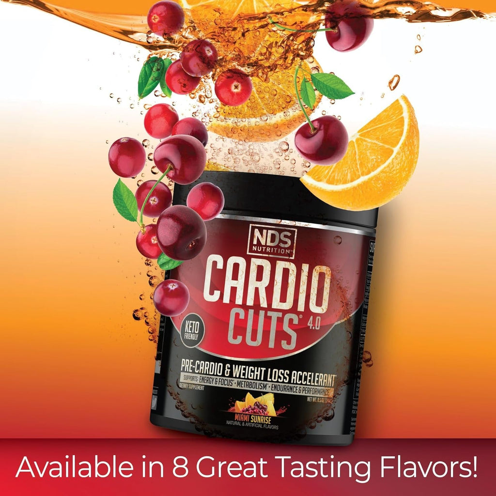 NDS Nutrition Cardio Cuts 4.0 - Miami Sunrise - 8.6 Oz.