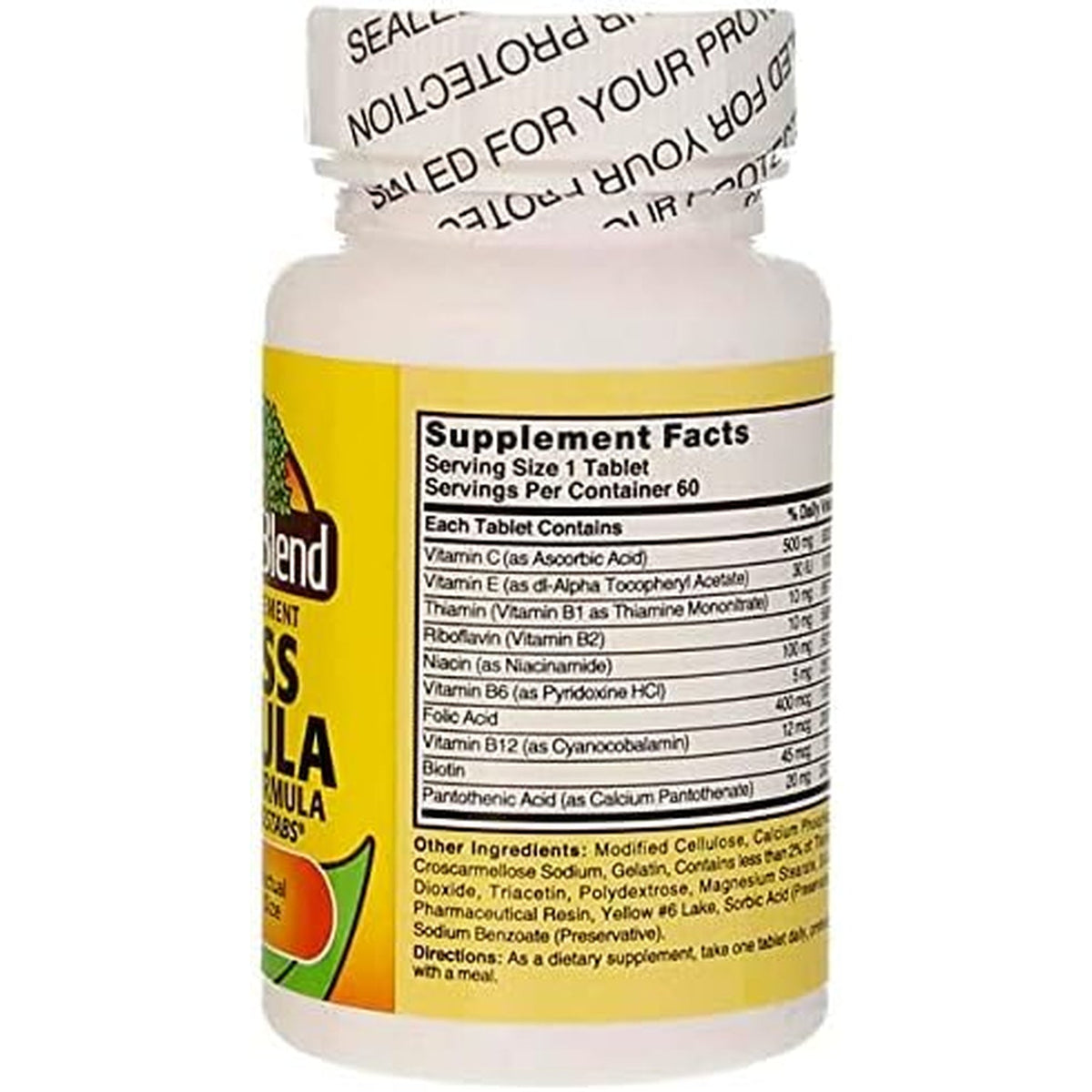 Nature'S Blend Stress Formula Vitamins 60 Tabs, 079854201000