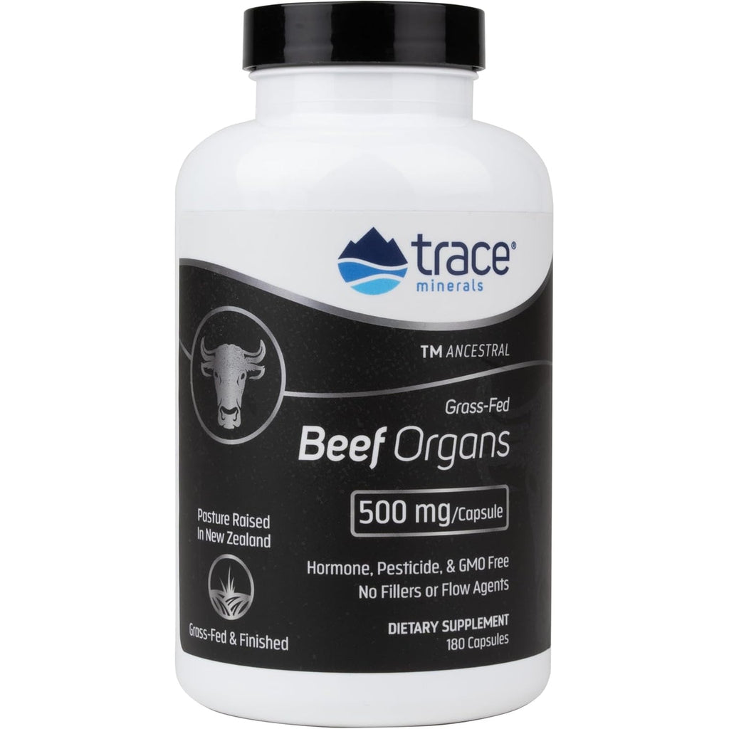 Trace Minerals Beef Organ 500 Mg 180 Capsule