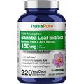 Nusapure Banaba Leaf, 150 Mg, 220 Veg Capsules (Non-Gmo, Vegan)