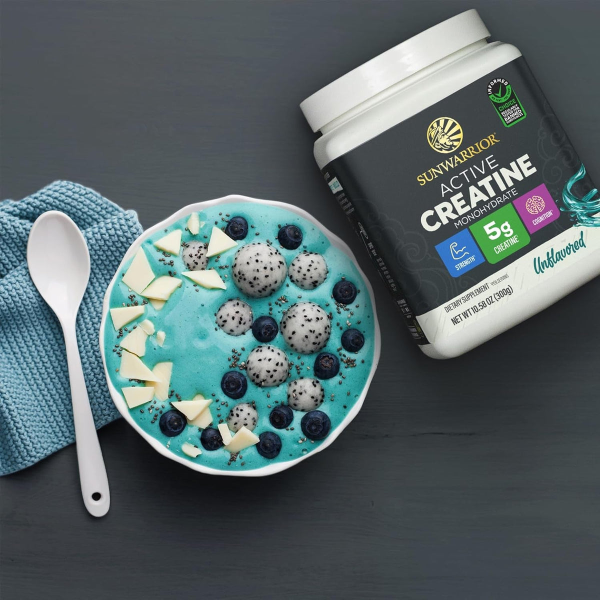 Creatine Monohydrate Powder Micronized Preworkout Recovery Supplement | Support Muscle Building Strength Training Cognition | Vegan & Keto Friendly Easily Mixes (60 Serving) Unflavored Active Creatine