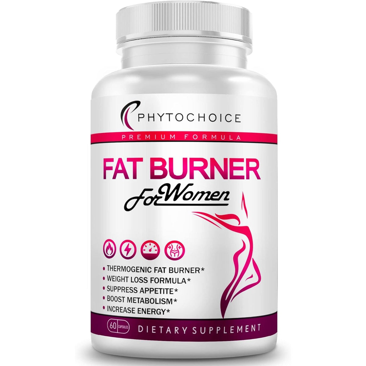 Fat Burner for Women with Raspberry Ketones, Green Tea & African Mango – Best Diet Pills That Work Fast for Women, All-Natural Weight Loss Supplements Supports Metabolism & Belly Fat Burn, 60 Capsules