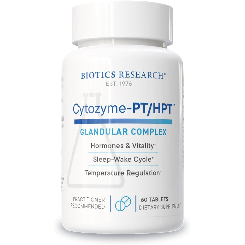 Biotics Research Cytozyme PT HPT Lamb Pituitary/Hypothalamus Complex, Supports Function of the Pituitary Gland and Hypothalamus, Adrenal Health, Brain Boost 60 Tablets