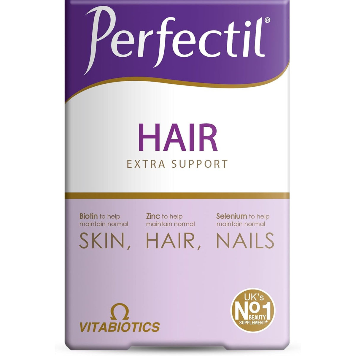 Perfectil Vitabiotics Multivitamin | Hair Growth and Thickening Formula | Supports Thicker, Healthy Hair | Vitamin D, E, Collagen, Biotin, and More