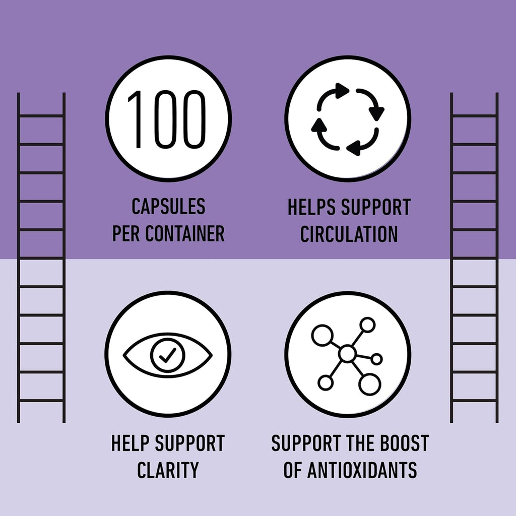 Organic Grape Seed Capsules – 520Mg, 100 Count – Polyphenols & OPC Antioxidants
