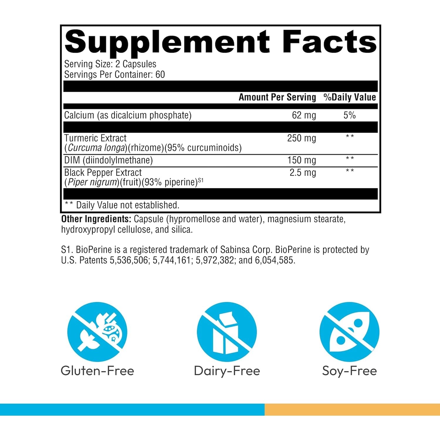 XYMOGEN Dimension 3 - DIM Supplement for Hormonal Balance & Estrogen Metabolism Support* - with Curcumin & Bioperine - Gluten-Free - 120 Capsules