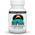 Source Naturals Bioperine, Black Pepper Fruit Extract - Promotes Nutrient Absorption - 60 Tablets